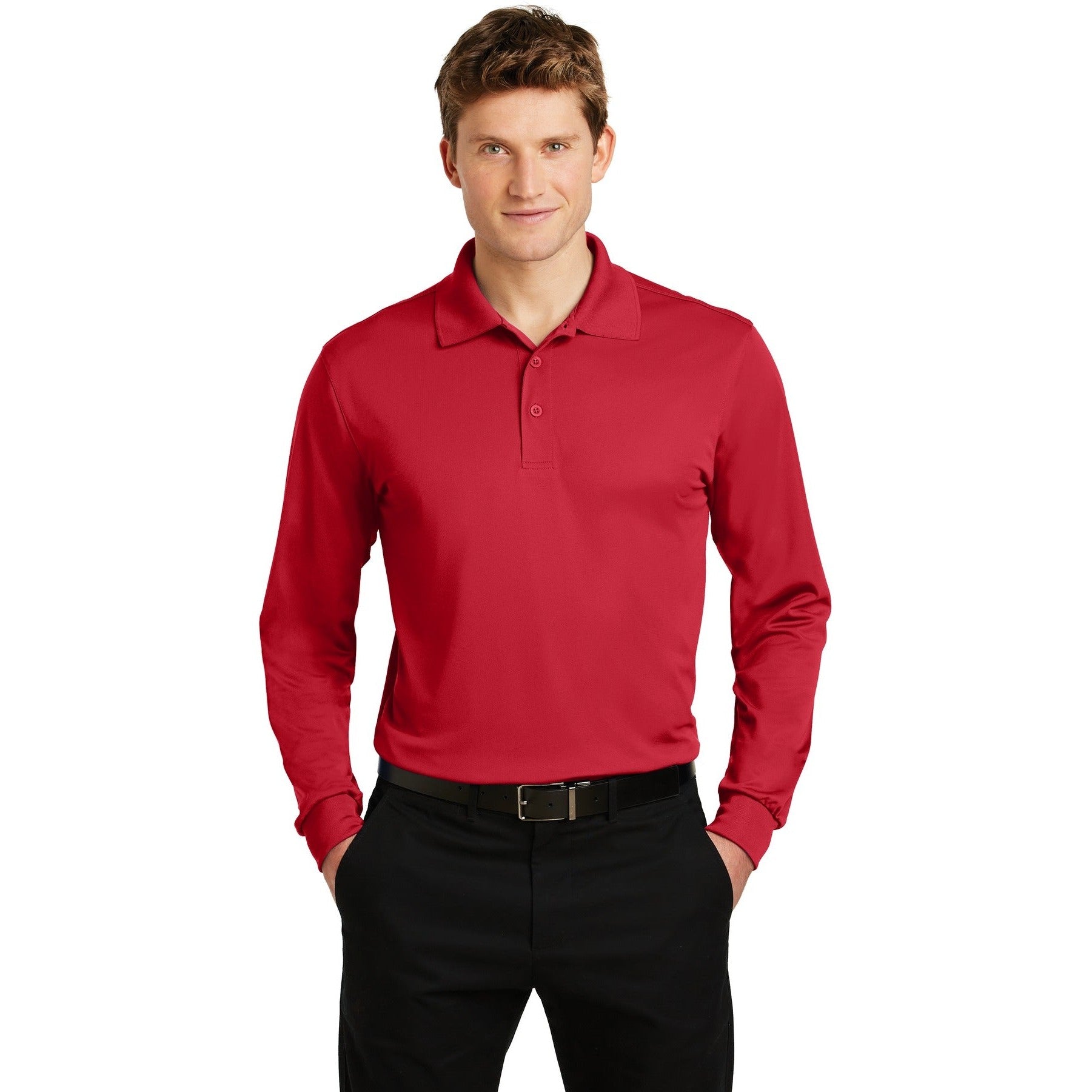 Sport-Tek-Sport-Tek® Long Sleeve Micropique Sport-Wick® Polo. ST657-MedTech-7